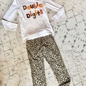 Custom Cheetah print 10 Birthday outfit